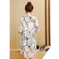 Womens Thin Ups Print Sun Protection Bikini Cardigan Chiffon Open Shirts