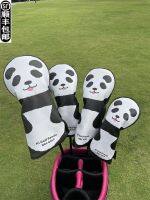 ❒ ส่งออกไปยังประเทศญี่ปุ่นและเกาหลีใต้ Panda Golf Club Cover ฝาครอบไม้กอล์ฟ Club Head Cover Cartoon Ball Head Protective Cap Cover Club Cover