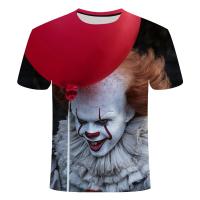 2023ใหม่หรือฟิล์ม Het Penny WISE Clown JOKER TShirt mannenvrouwen streetwear TEE TShirt 90s jongens Cool kleding Ma TEE