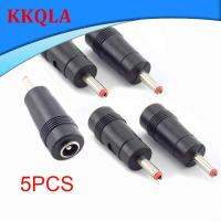 QKKQLA 5pcs 3.5mm*1.35mm Male to 5.5mm*2.1mm Female Plug  DC Power Connector Adapter Laptop AC DC Jack Adaptor