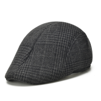 Hat Boy Tweed Baker Newsboy Herringbone Flat Gatsby Cap