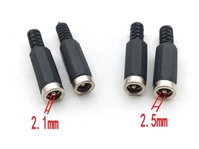 10PCS 5.5mmX2.1mm/2.5mm DC Power Female Plug Jack Connector InLine Socket for CCTV  Wires Leads Adapters