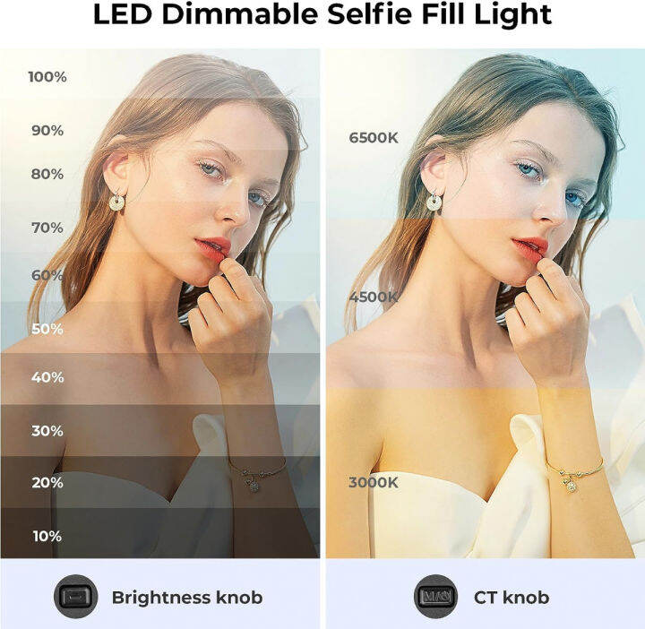 aureday-rechargeable-selfie-light-with-clip-video-light-for-iphone-tablet-camera-laptop-2000mah-portable-led-phone-light-for-selfie-video-conference-zoom-call-photography-makeup-live-stream-tiktok-3-4