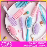 【BEIBEI】 Cute Japanese and Korean massage comb airbag plastichairdressing comb girly pink air cushion comb for long hair and curly hair Su Di comb hairdressing tools