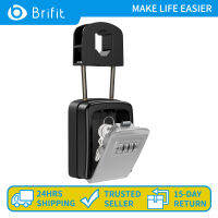 【อัพเกรด】Brifit กล่องล็อคกุญแจ กล่องเก็บการรักษาความปลอดภัยด้วยกุญแจพร้อม Carabiner แบบถอดได้ 4 หลักกล่องล็อคแบบรวมสำหรับบ้าน, ยิม, สำนักงาน ฯลฯ