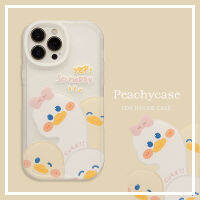 เคสโทรศัพท์ผิวด้านลายการ์ตูนเป็ดน่ารัก,เคสฝาหลัง TPU นิ่มผิวด้านสำหรับ iPhone 13 Mini 12 Pro Max 11 Xr Xs Max X 7 8 Plus 12Mini