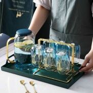Bộ bình trà thủy tinh- gốm sứ cao cấp.