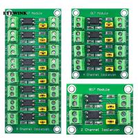 PC817 2 4 ช่อง OPTOCOUPLER การแยก BOARD อะแดปเตอร์แปลงแรงดันไฟฟ้า 3.3V ถึง 5V โมดูล 3.6-30V photoelectric แยก-JHU STORE