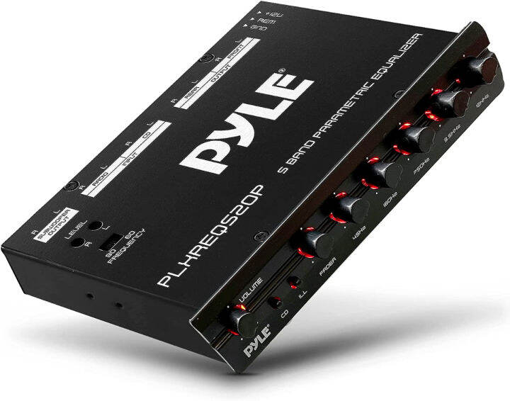 PyleUsa Parametric Equalizer with Subwoofer 5 Volt RMS PreAmp Output