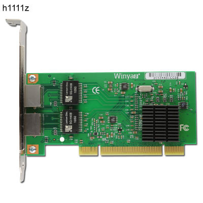 การ์ดเครือข่าย PCI Gigabit Ethernet Dual Port อะแดปเตอร์เครือข่าย RJ45 101001000Mb Server NIC LED Network Controller สำหรับ In 82546