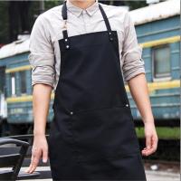 【hot sale】▥☸ D13 Ready Stock Apron waterproof waiter milk tea shop work apron female hanging neck apron coffee shop canvas waterproof apron home kitchen apron restaurant work apron chef apron male work clothes