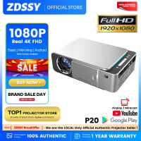 ZDSSY P20 โปรเจคเตอร์เต็ม HD LED 4K 4000ลูเมน1080P แบบพกพาโปรเจคเตอร์ภาพยนตร์โปรเจ็คเตอร์แอนดรอยด์วายฟาย3D โฮมเธียเตอร์