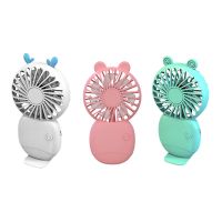 Summer Portable Mini Fan Small Pocket Fan Cartoon Fan Hand- Fan for Outdoor Mini Electric Fan