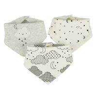 【DT】hot！ baby bibs waterproof  for 0-2 years old 3 pieces/set  accessories 3layers