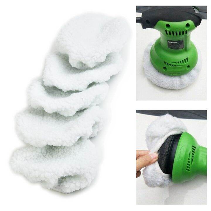 56 Polishing Buffer Pads Soft Wool Car Polisher Waxing Tool Set