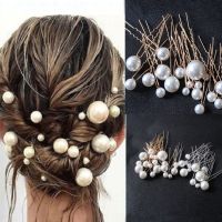 [COD] U-shaped clip hairpin plate hair pin meatball head fixed photo studio shape super fairy bride makeup braided headdress