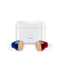 [COD]V30 รุ่นอัพเกรดสีแดงและสีน้ำเงิน hearing aid เครื่องขยายเสียงแบบชาร์จไฟได้ SR02 sound amplifier