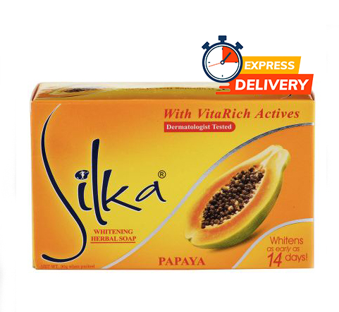 Silka Soap Papaya | 135g | Lazada PH