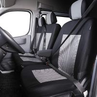 №☢ Car Seat Covers 2 1 Driver and Passenger Universal Fit Most Vans Trucks Compatible With For Citroen Jumper for Renault Master