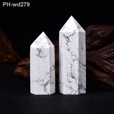 1PC Natural White Turquoise Point Crystal Healing Kallaite Energy stone Natural Quartz Home Decor Reiki Polished Crafts 50-80mm