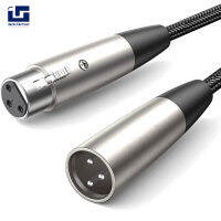 Morkc【จัดส่งที่รวดเร็ว】สายไมโครโฟน XLR สายสัญญาณเสียงที่สมดุลสายชายกับหญิงสำหรับสตูดิโอ Harmonizers มิกซ์บอร์ด Preamps ลำโพง