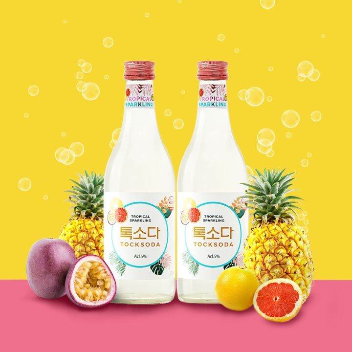 [🇰🇷GoodDay] Tock Soda tropical sparkling soju 360ml | Lazada PH