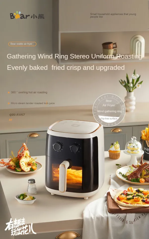 5L Air Fryer Household Visual Steam Air Fryer Microcomputer Touch