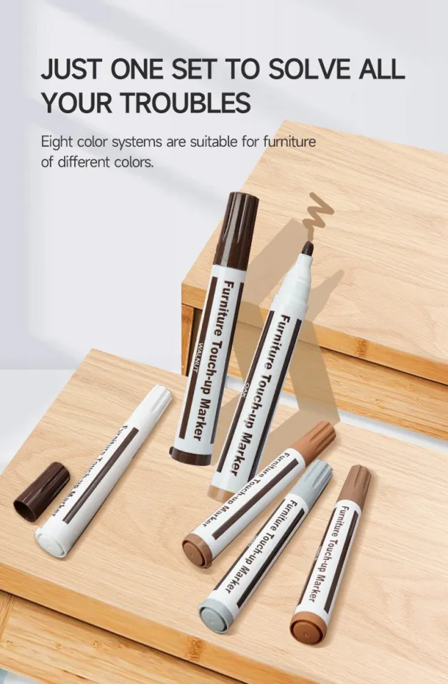 Furniture Touch Up Kit Set Markers Filler Sticks Wood Scratches Restore  Scratch Patch Timber Paint Pen