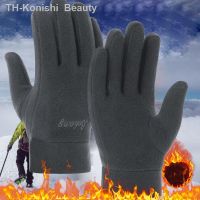 【hot】❉♗  Gloves for Men Cycling Thermal Fleece Cold Wind Warm Outdoor Motorcycle Ski Mitten