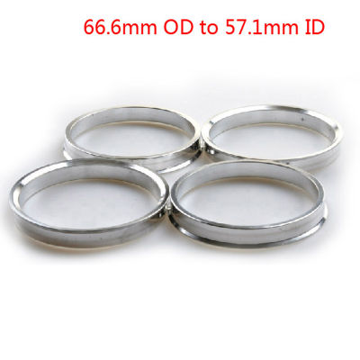 New 1 Set 4 Pieces 57.1mm ID to 60.166.667.172.5672.673.166.4574.1 OD Aluminum Centric Spigot Hub Rings Wheel Spacer