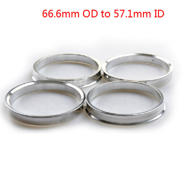 new-1-set-4-pieces-57-1mm-id-to-60-166-667-172-5672-673-166-4574-1-od-aluminum-centric-spigot-hub-rings-wheel-spacer