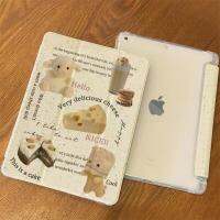 เคส Ipad 2022 Air 4 5 10.9 3 10.5 11สไตล์ Ipad พับได้สามทบ2020น่ารักสำหรับชีสนิ้วโปรการ์ตูน2021 10.2ขนาดเล็ก