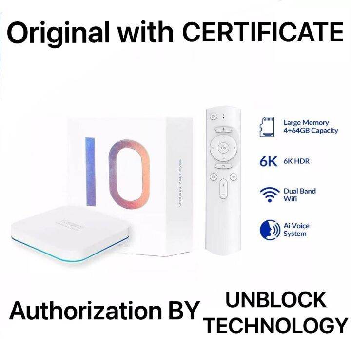 Original Brand New Unblock Tech Ubox 9( Ubox 10 Gen 10 )2023 w/Original