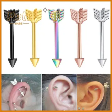 Industrial ear piercing on sale arrow