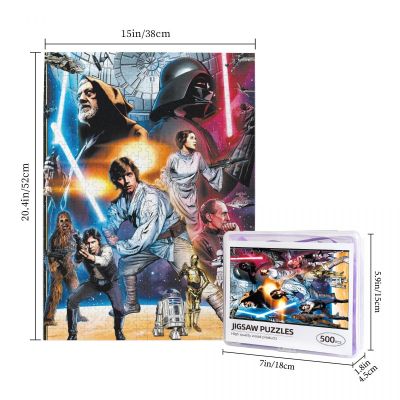 Star Wars Vintage Art The Circle Is Now Complete Wooden Jigsaw Puzzle 500 Pieces Educational Toy Painting Art Decor Decompression toys 500pcs