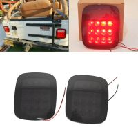 Car LED Tail Light Smoky Rear Lamps Brake Reverse Turn Signal for Jeep Wrangler TJ CJ YJ 1976-2006