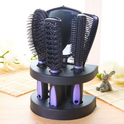 【CC】 In 5 Pcs Styling Set Makeup Adults Hair With Anti-Static Combs Mirror