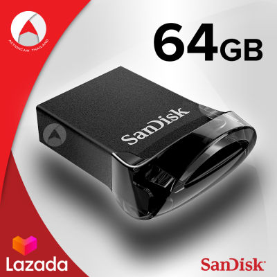 SANDISK ULTRA FIT USB 3.1 64GB (SDCZ430_064G_G46) เมมโมรี่ แซนดิส แฟลซไดร์ฟ