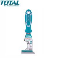 TOTAL เกรียงโป้วสี อเนกประสงค์ 5 in 1 ขนาด 60 mm. สแตนเลส รุ่น THT83606M ( Multi-function Putty Trowel ) เกียงโป๊วสี