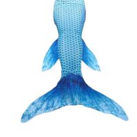 Kids Girls in Mermaid Tail Monofin Swimmable Tail Costume Newest Swimsuit(the package Included:Shell tops mermaid tail Monofin ，Shell top is a gift, only suitable for childr