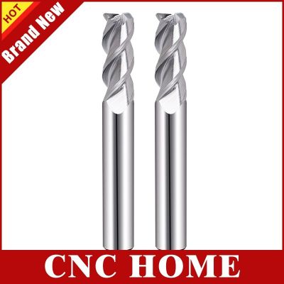 1pc hrc55 3 ขลุ่ยมุมรัศมีอลูมิเนียม end mill ทังสเตนคาร์ไบด์ cnc router bit 4mm 6mm 8mm 12mm โลหะทองแดงกัดตัด