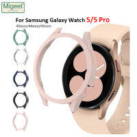 Migeet PC เคสนาฬิกาข้อมือ Samsung Galaxy,5/5 Pro 40มม. 44มม. ฝาครอบกันชนป้องกันรอบด้าน5 Pro 45มม.