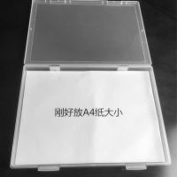 [COD] transparent plastic box paper file storage rectangular manicure injection