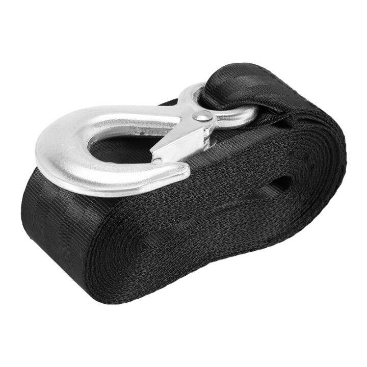Boat Trailer Winch Strap Replacement with Hook for Boat, Fishing Jet
