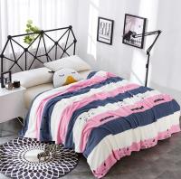 New Coral Fleece Flannel Blanket Sheet Home Bedroom Dormitory Bedding Air Conditioning Blanket Nap Blanket KingQueen Size J8649