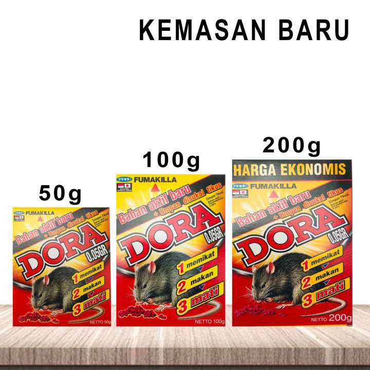 Fumakilla Dora Racun Tikus 50g 100g 200g Lazada Indonesia