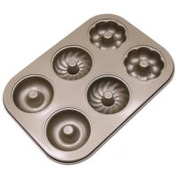 6 หลุม Baking Pan เหล็กคาร์บอน