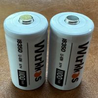 Wurkkos 2PCS 18350แบตเตอรี่3.7V 1100 Mah ขนส่งพร้อมไฟฉายสำหรับ HD15FC11หลอดสั้นแบตเตอรี่แบบชาร์จไฟได้