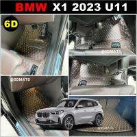 พรมปูพื้นรถยนต์ 6D BMW X1 U11 (2023-30) พรม6D บีเอ็มดับเบิลยู เกรด A หนานุ่ม เต็มคัน (พร้อมส่ง)