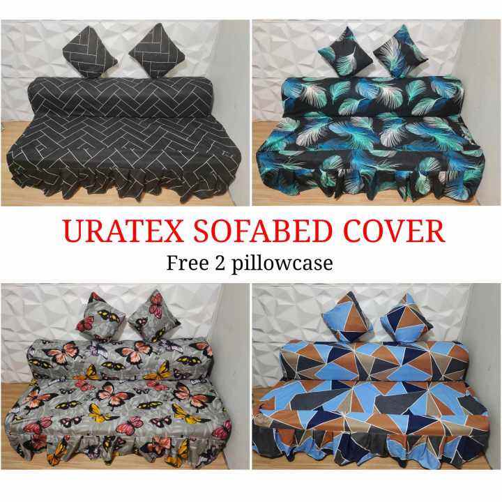 cod Uratex Sofa Bed Cover 3in1 (Paupo Type) Lazada PH